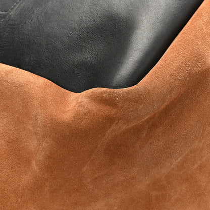 Givenchy Smooth Calfskin Suede Shopping Tote Black Brown 9 of 10