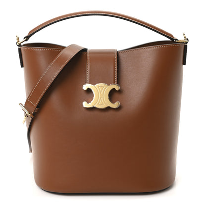 Celine Smooth Calfskin Triomphe Medium Louise Bag Tan 1 of 11