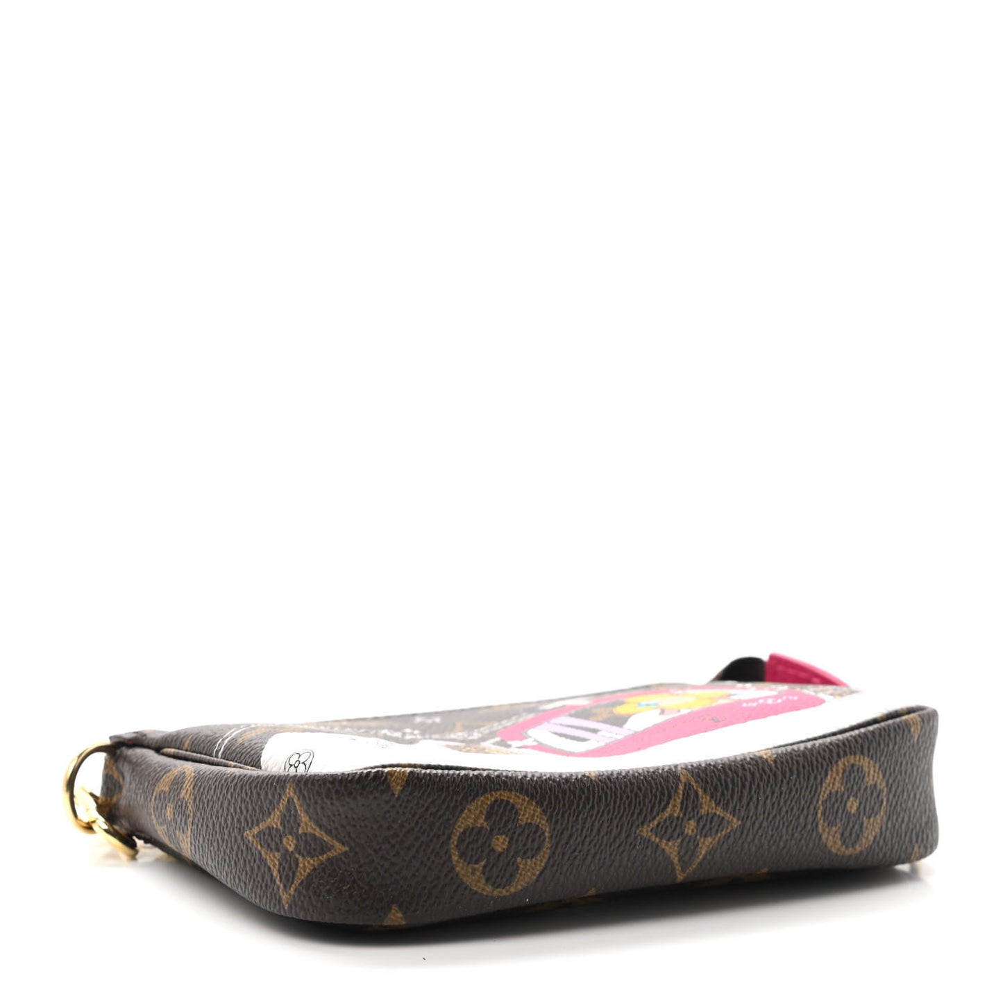 Monogram 2019 Christmas Animation Mini Courchevel Pochette Accessories Fuchsia
