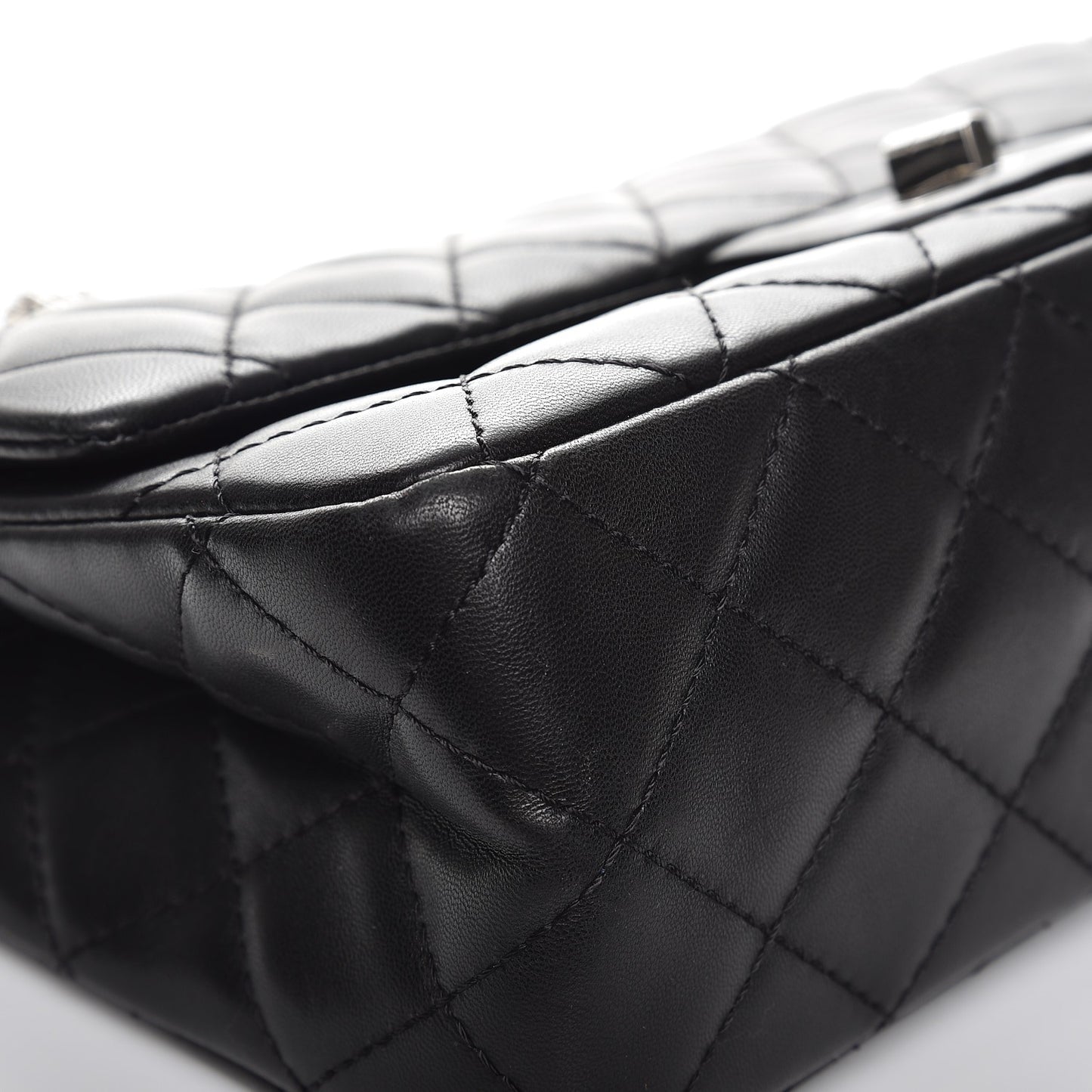 Lambskin Quilted 2.55 Reissue 227 Flap Black