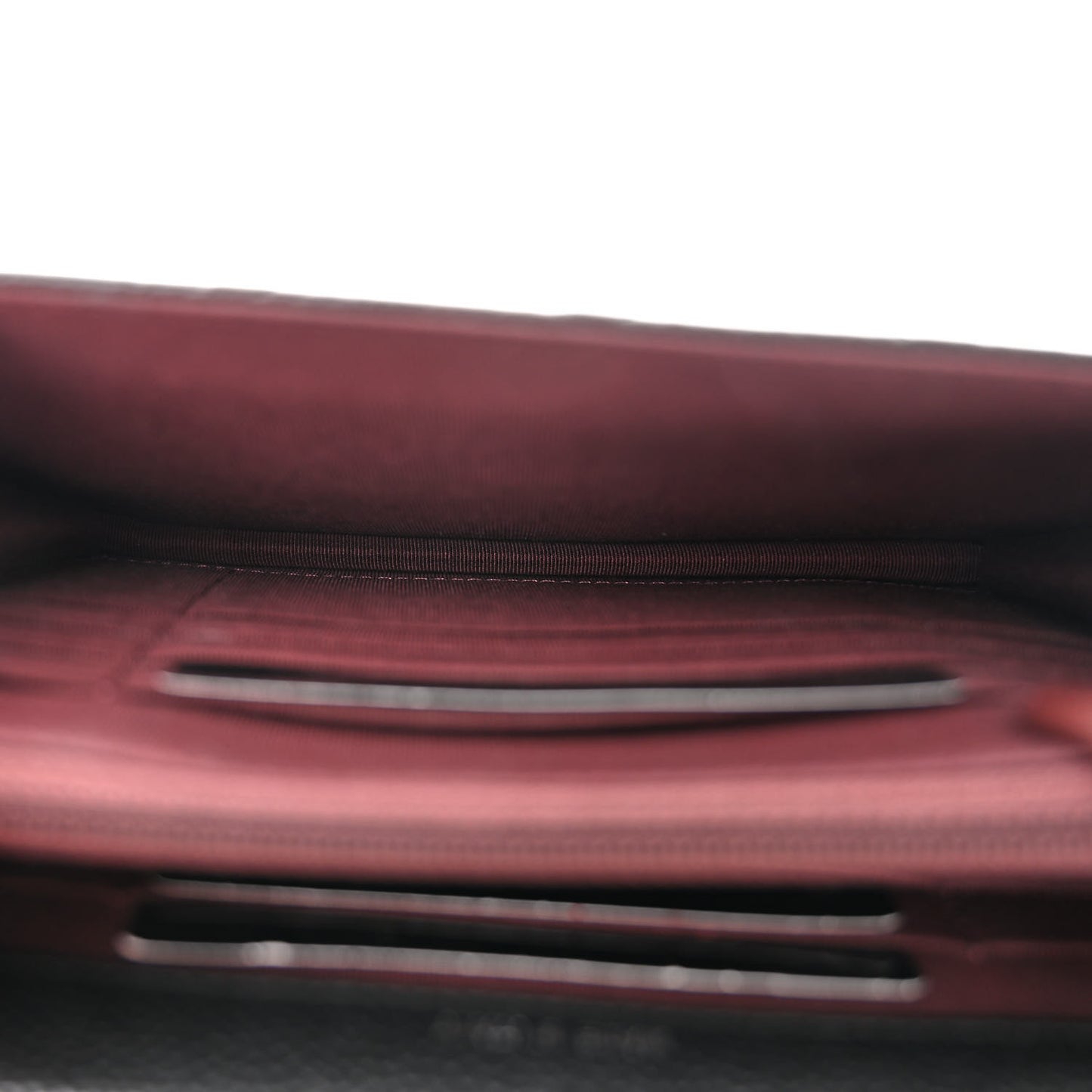 Caviar Quilted Square Wallet On Chain WOC Black