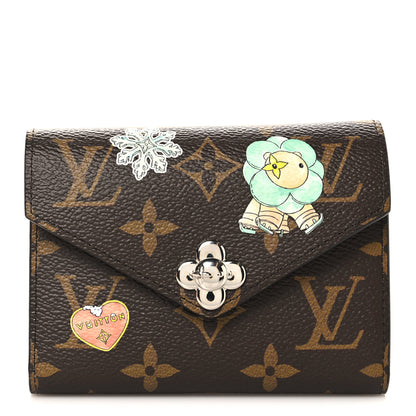 Louis Vuitton Monogram 57th Street NYC Victorine Wallet Silver 1 of 8