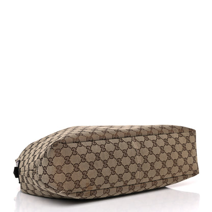 Gucci Monogram Medium Horsebit Chain Hobo Dark Brown 3 of 9