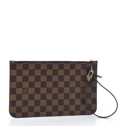 Louis Vuitton Damier Ebene Neverfull MM GM Pochette 2 of 8