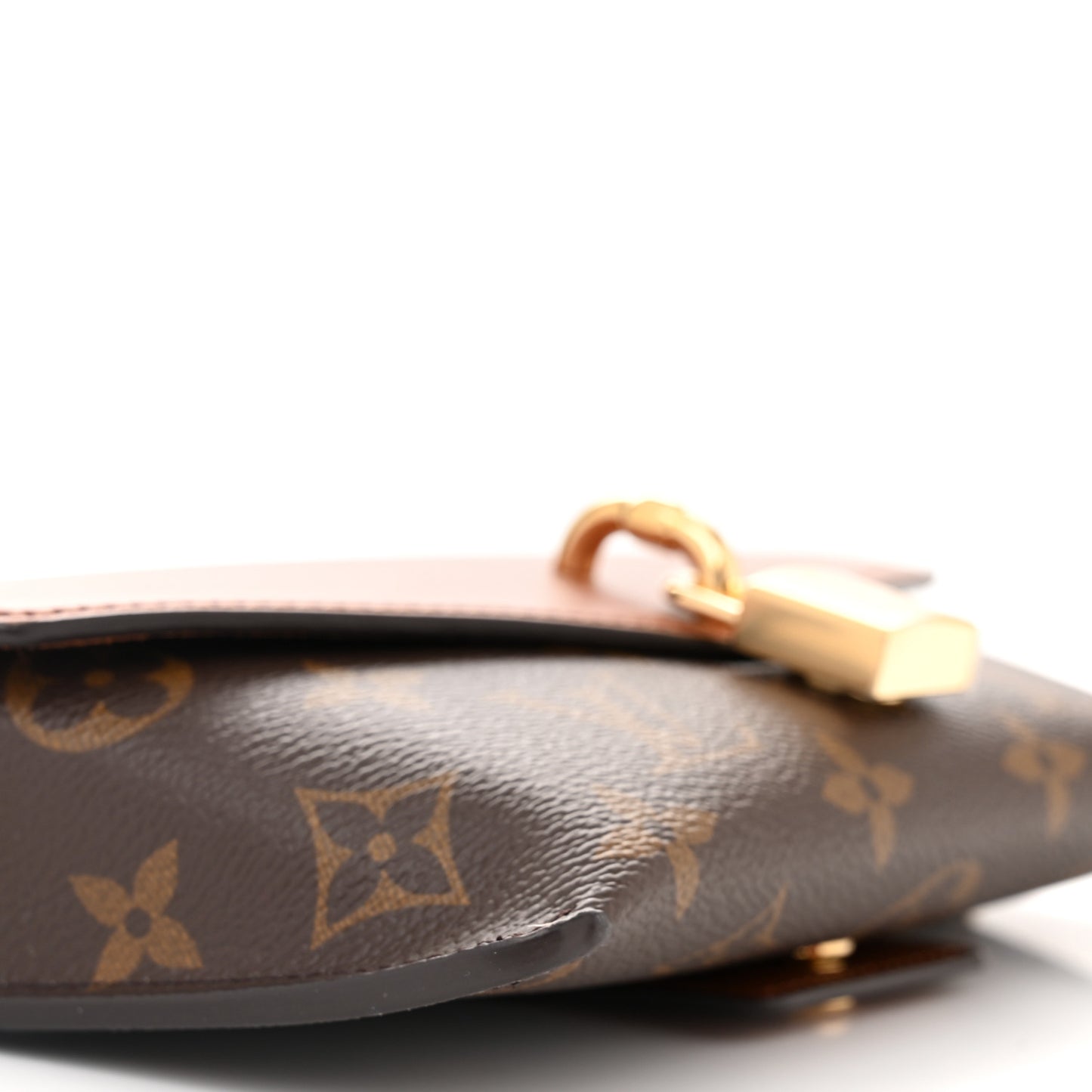 Monogram Padlock On Strap Caramel