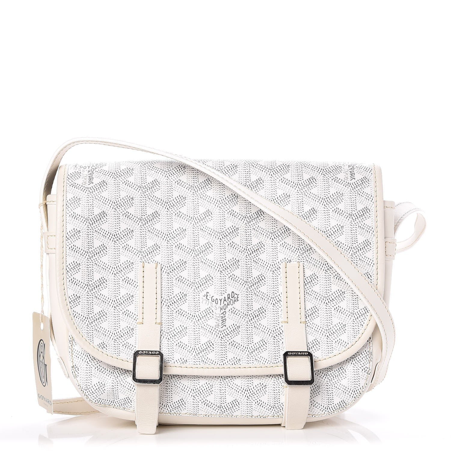 Goyard Goyardine Belvedere PM Messenger Bag White 1 of 7