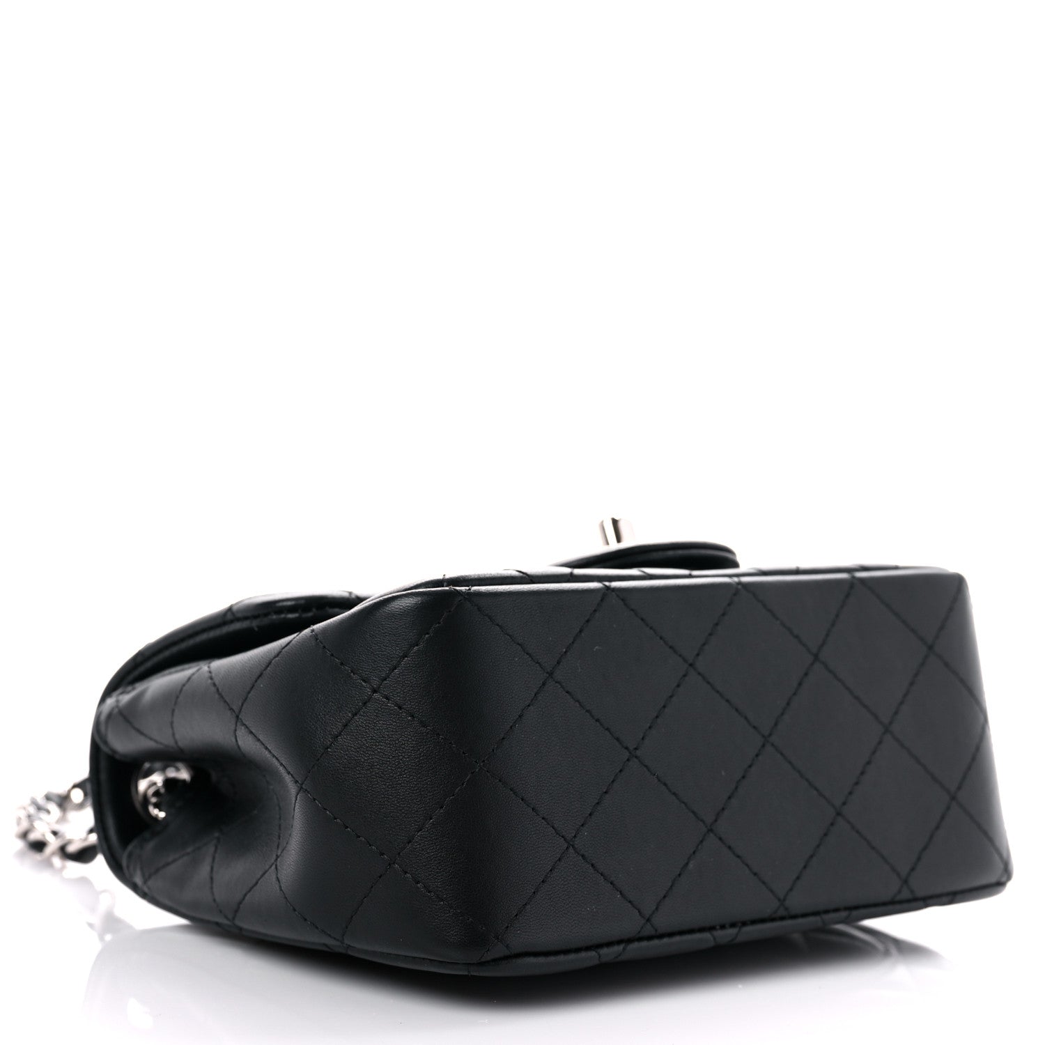Chanel Lambskin Quilted Mini Square Flap Black 4 of 10