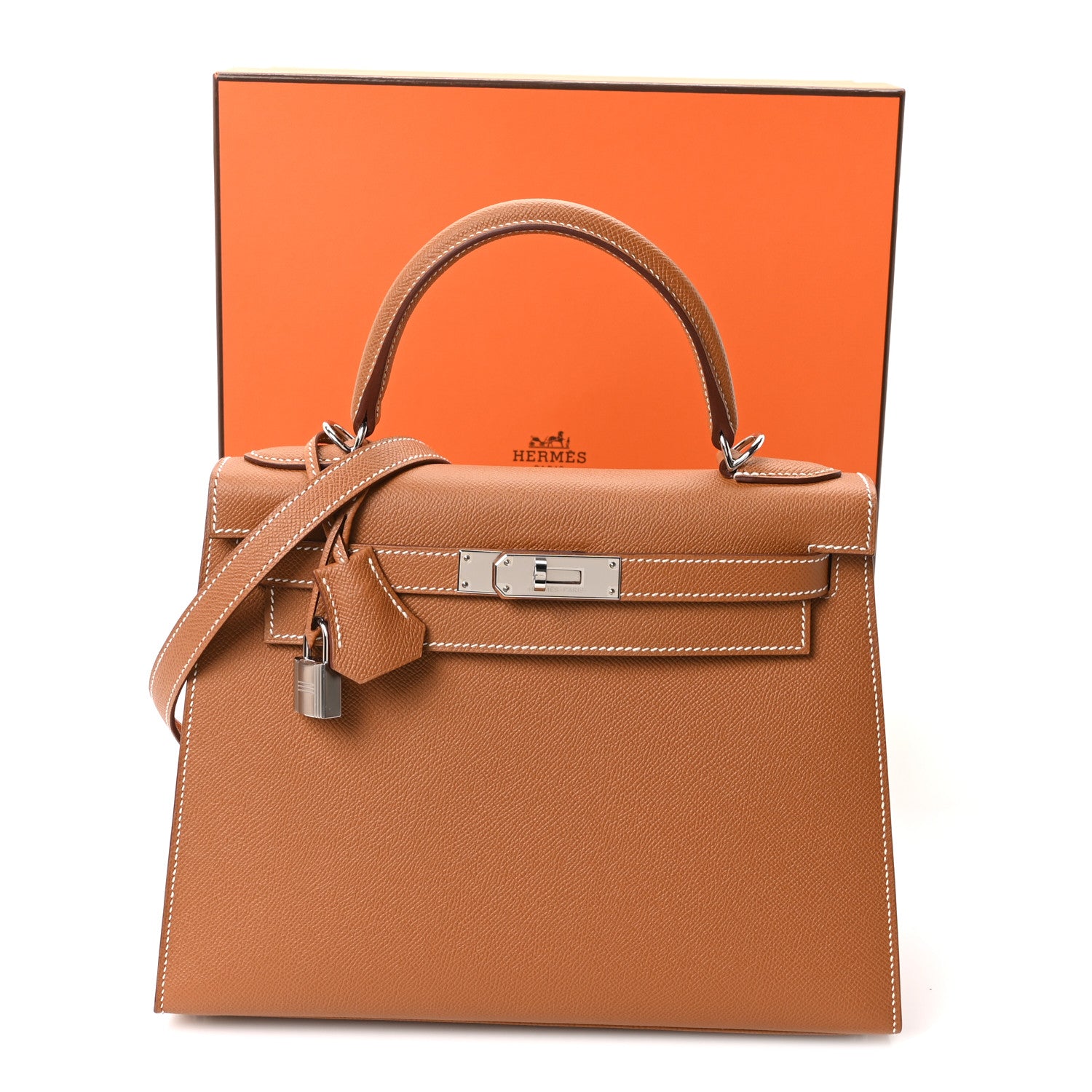 Hermes Epsom Kelly Sellier 28 Gold 11 of 11