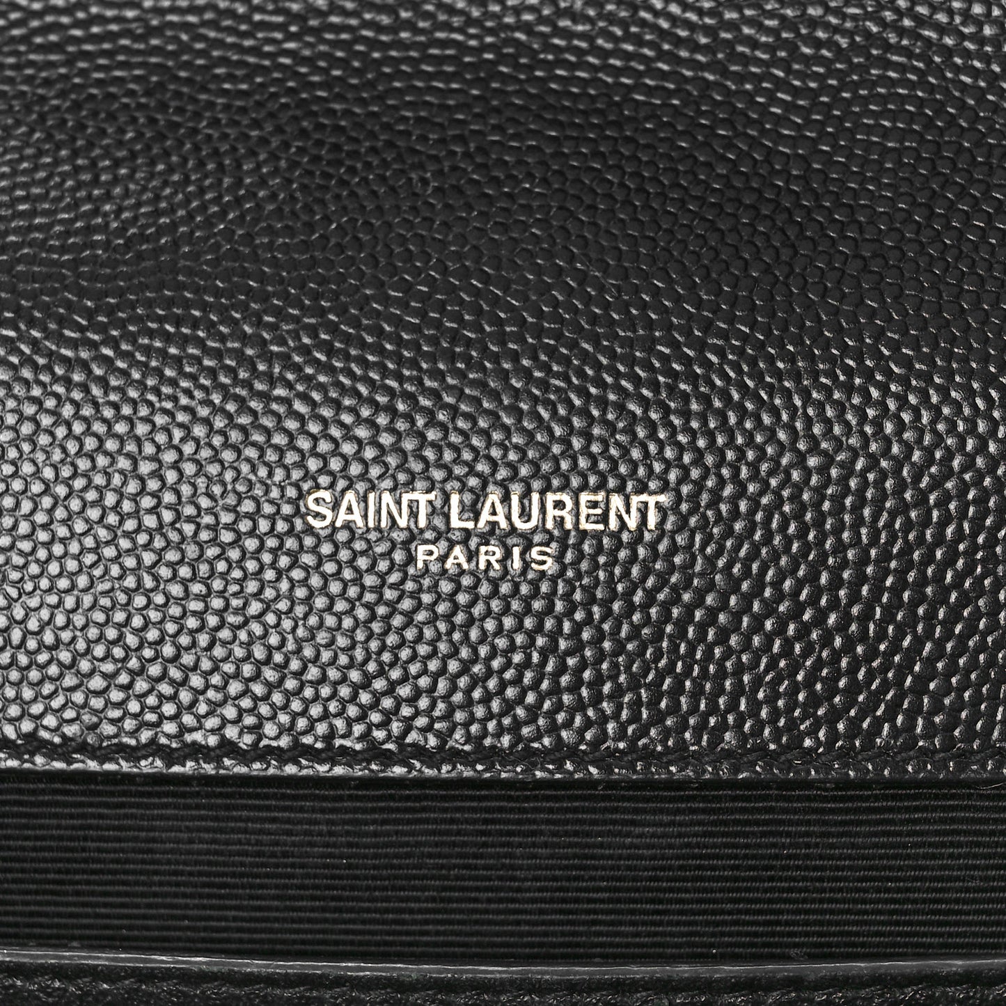 Grain De Poudre Textured Mixed Matelasse Triquilt Medium Monogram Satchel Black