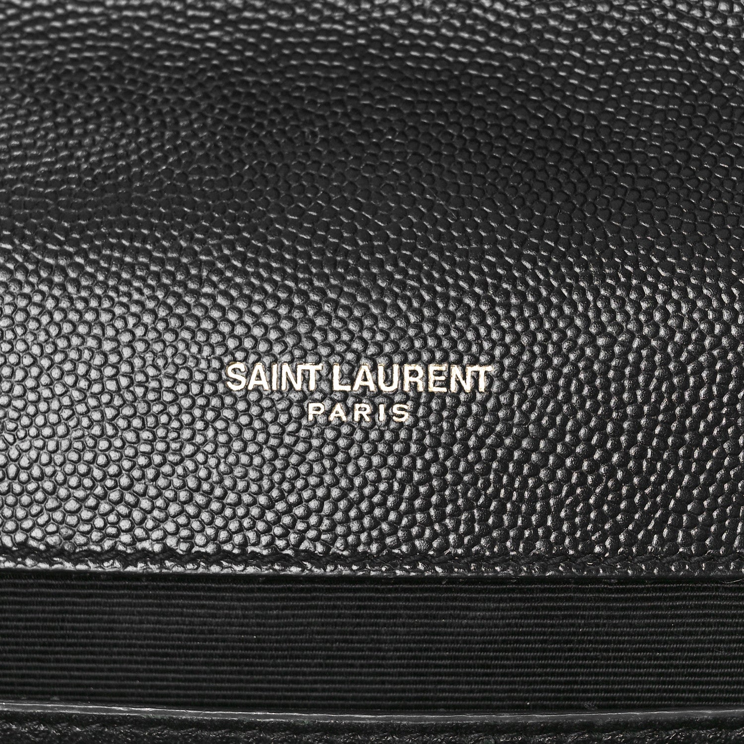 Saint Laurent Grain De Poudre Textured Mixed Matelasse Triquilt Medium Monogram Satchel Black 6 of 12