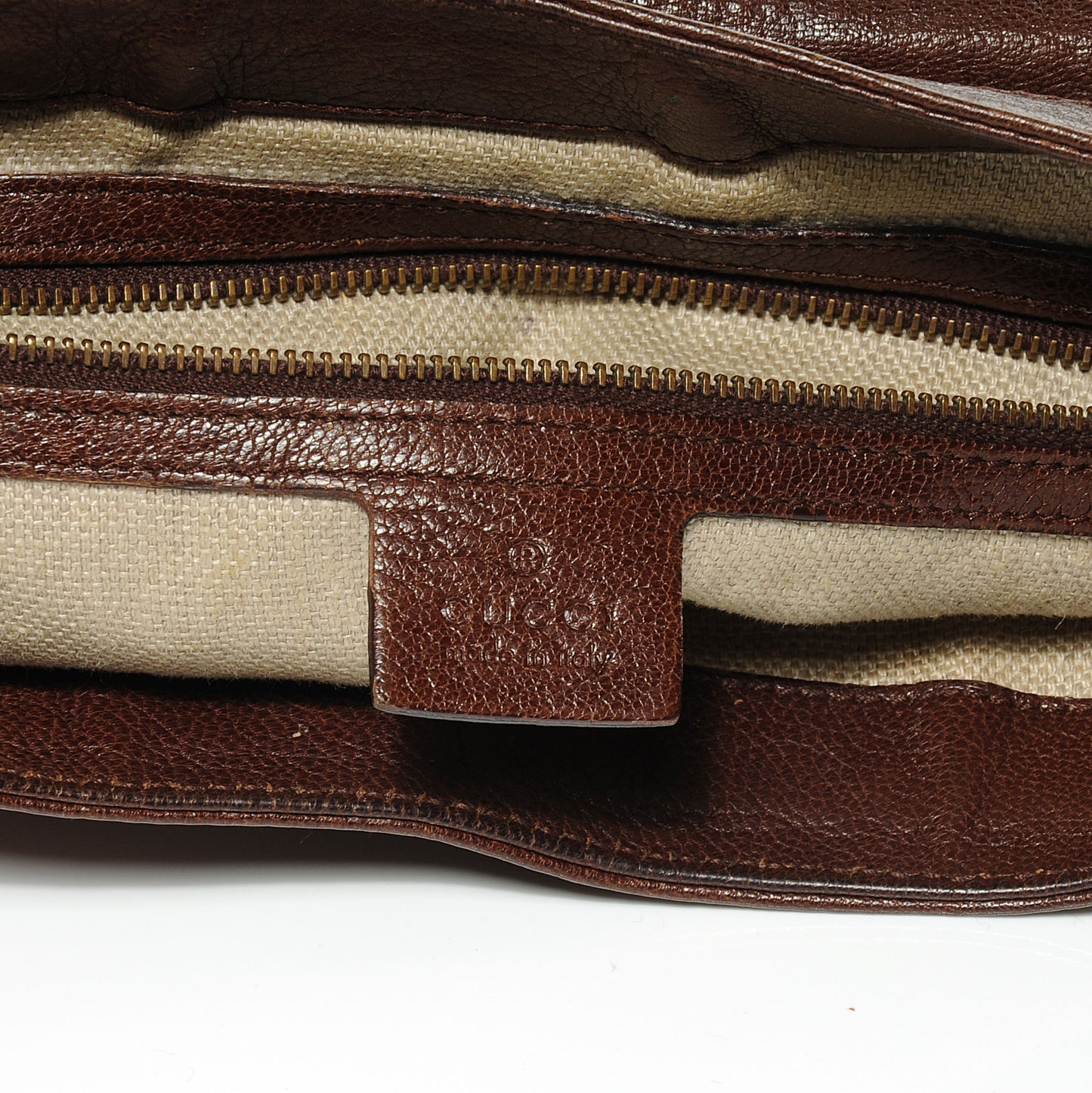 Leather Studded Tooled Pelham Brown