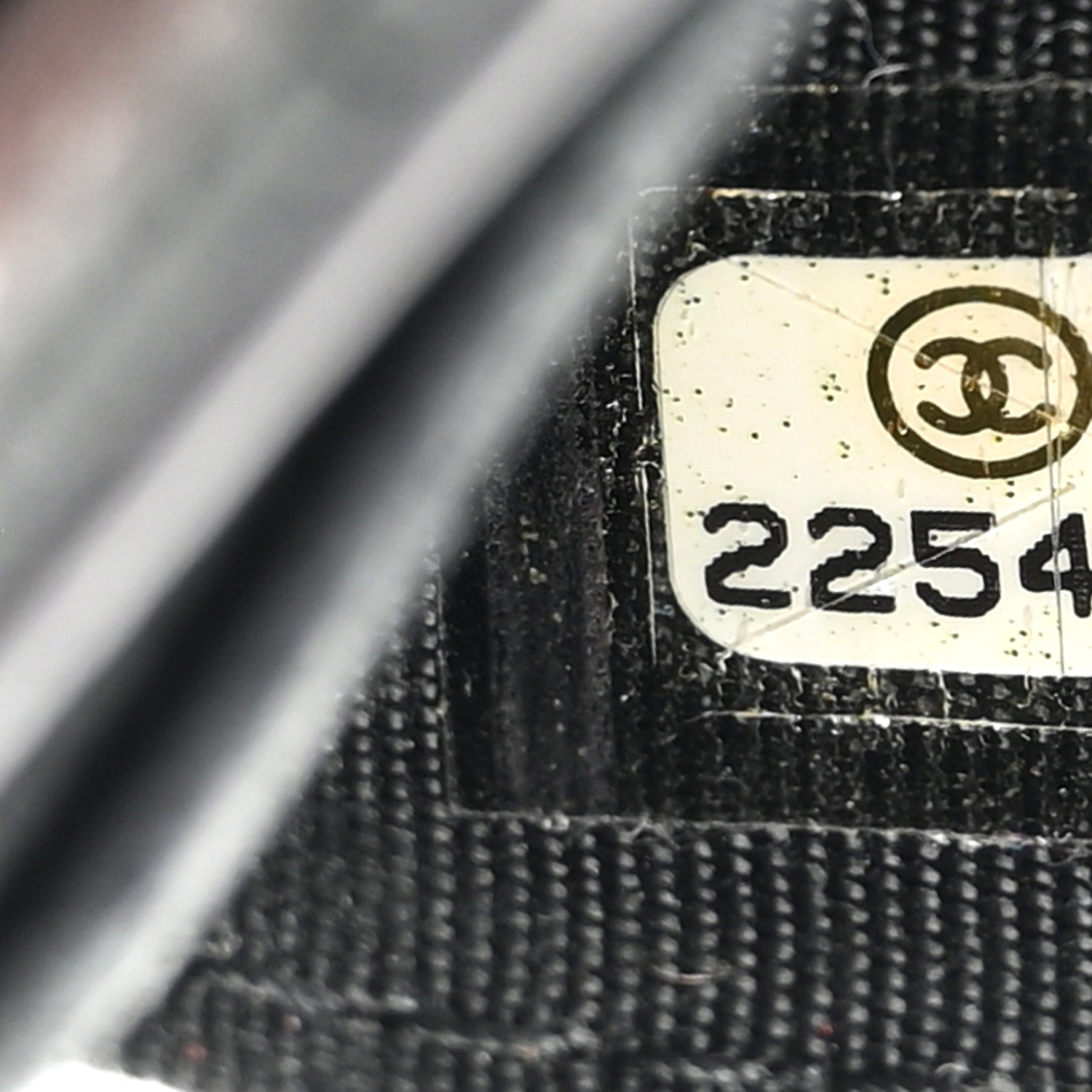 Chanel Lambskin Camellia Embossed Card Holder Black White 8 of 12