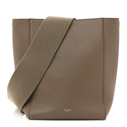 Celine Soft Grained Calfskin Small Sangle Bucket Bag Taupe 1 of 13