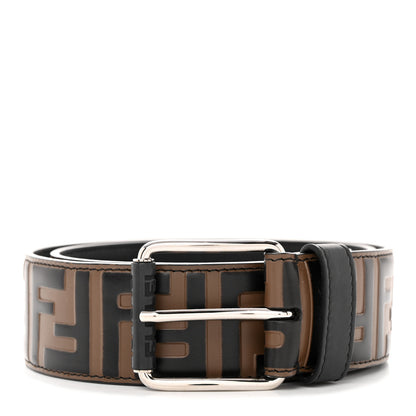 Fendi Vitello Century FF 1974 Embossed Buckle Belt Maya 1 of 9