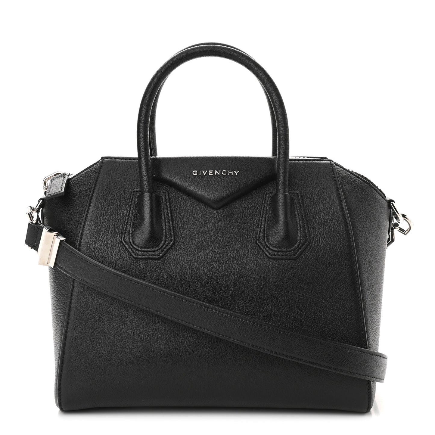 Sugar Goatskin Small Antigona Black