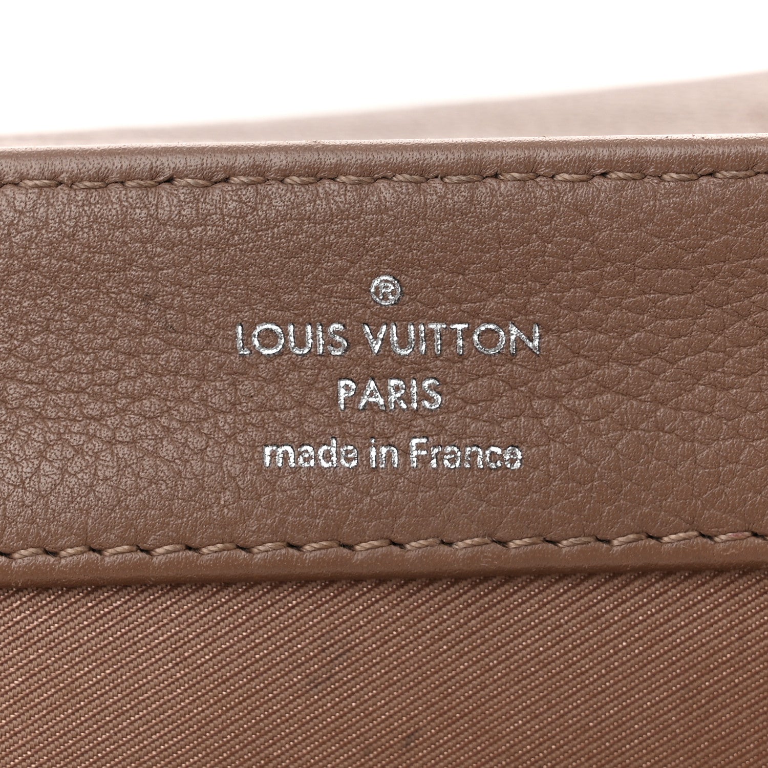 Louis Vuitton Soft Calfskin Lockme II Chain Bag BB Taupe Glace 6 of 9