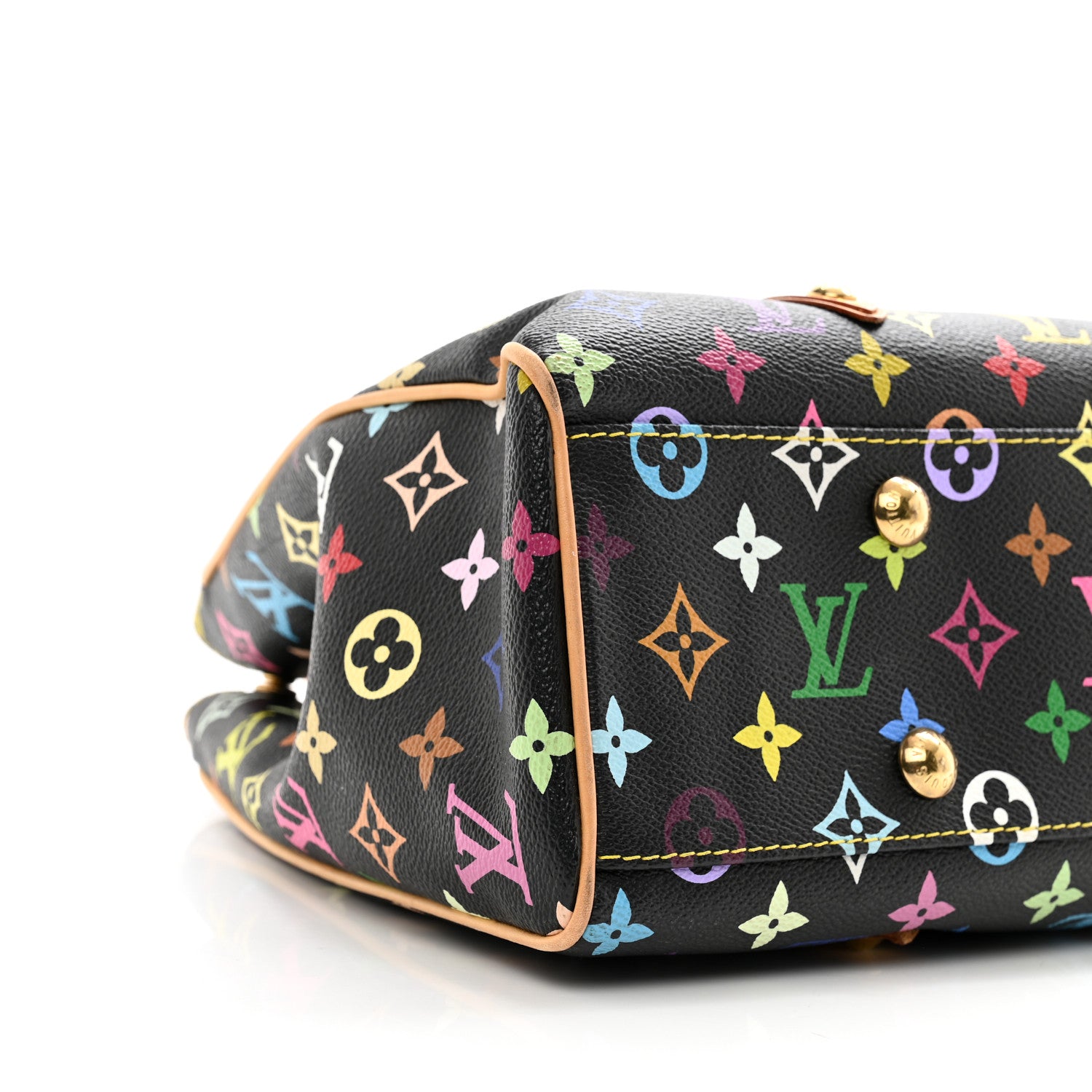 Louis Vuitton Monogram Multicolor Aurelia MM Black 8 of 9