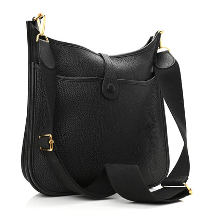 Hermes Taurillon Clemence Evelyne III PM Black 3 of 10
