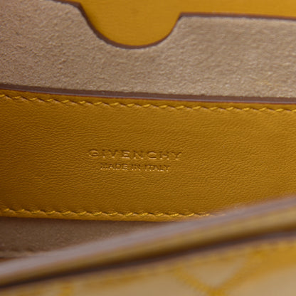 Givenchy Goatskin Quilted GV3 Mini Pocket Convertible Bag Golden 5 of 10