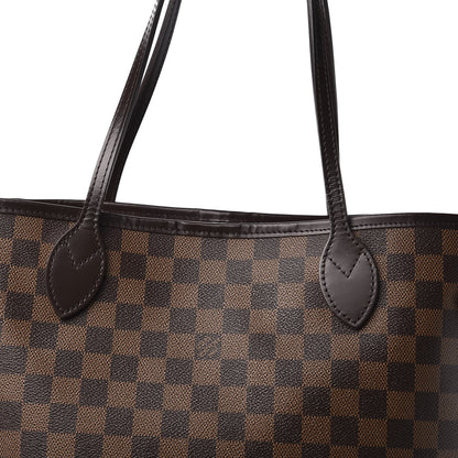 Louis Vuitton Damier Ebene Neo Neverfull MM Rose Ballerine 9 of 9