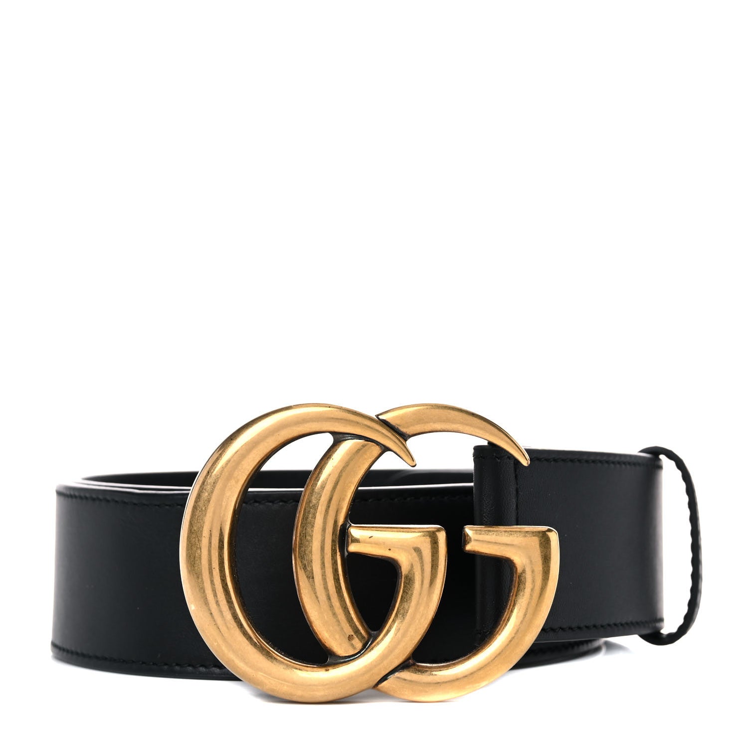 Gucci Calfskin Double G 40mm Belt 85 34 Black 1 of 7