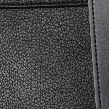 Chloe Grained Deerskin Shiny Calfskin Large Aby Day Shoulder Bag Black 8 of 15