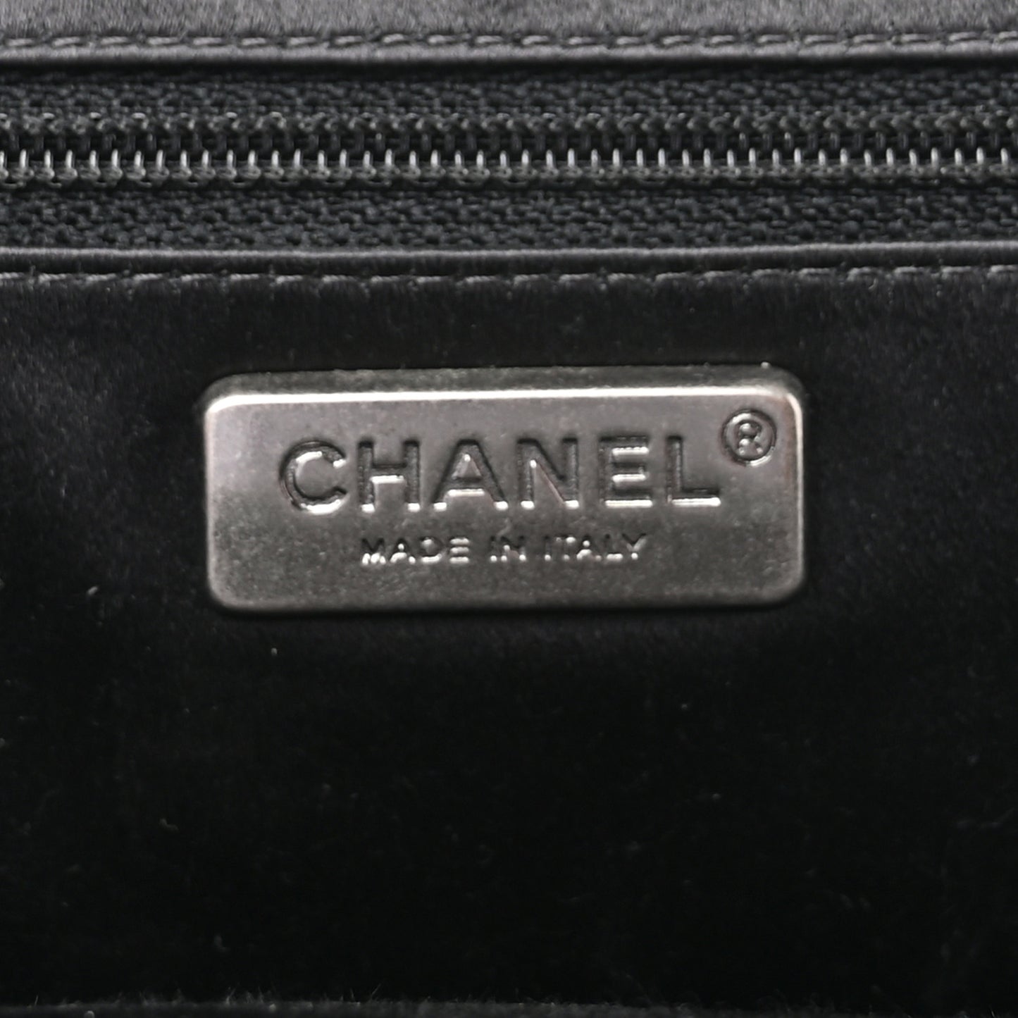 Lambskin Stitched Timeless Clutch Grey