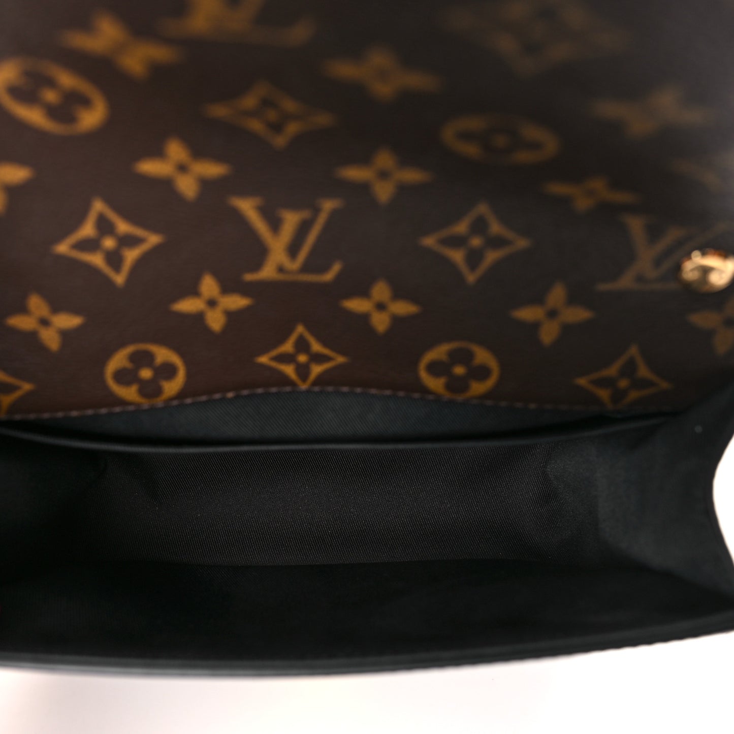 Patent Calfskin Monogram Cherrywood BB Black