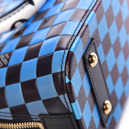 Louis Vuitton Epi Damier Race Alma BB Blue Vert 10 of 13