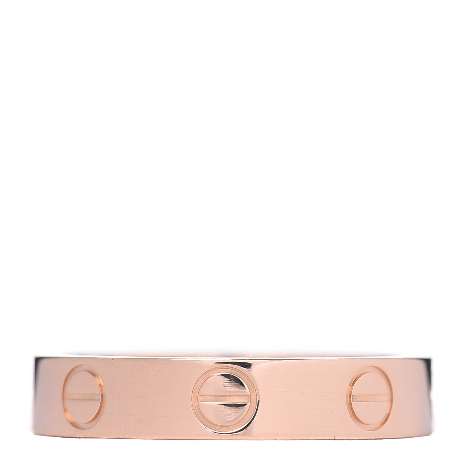 Cartier 18K Pink Gold 3.5mm LOVE Wedding Band Ring 49 4.75 3 of 4