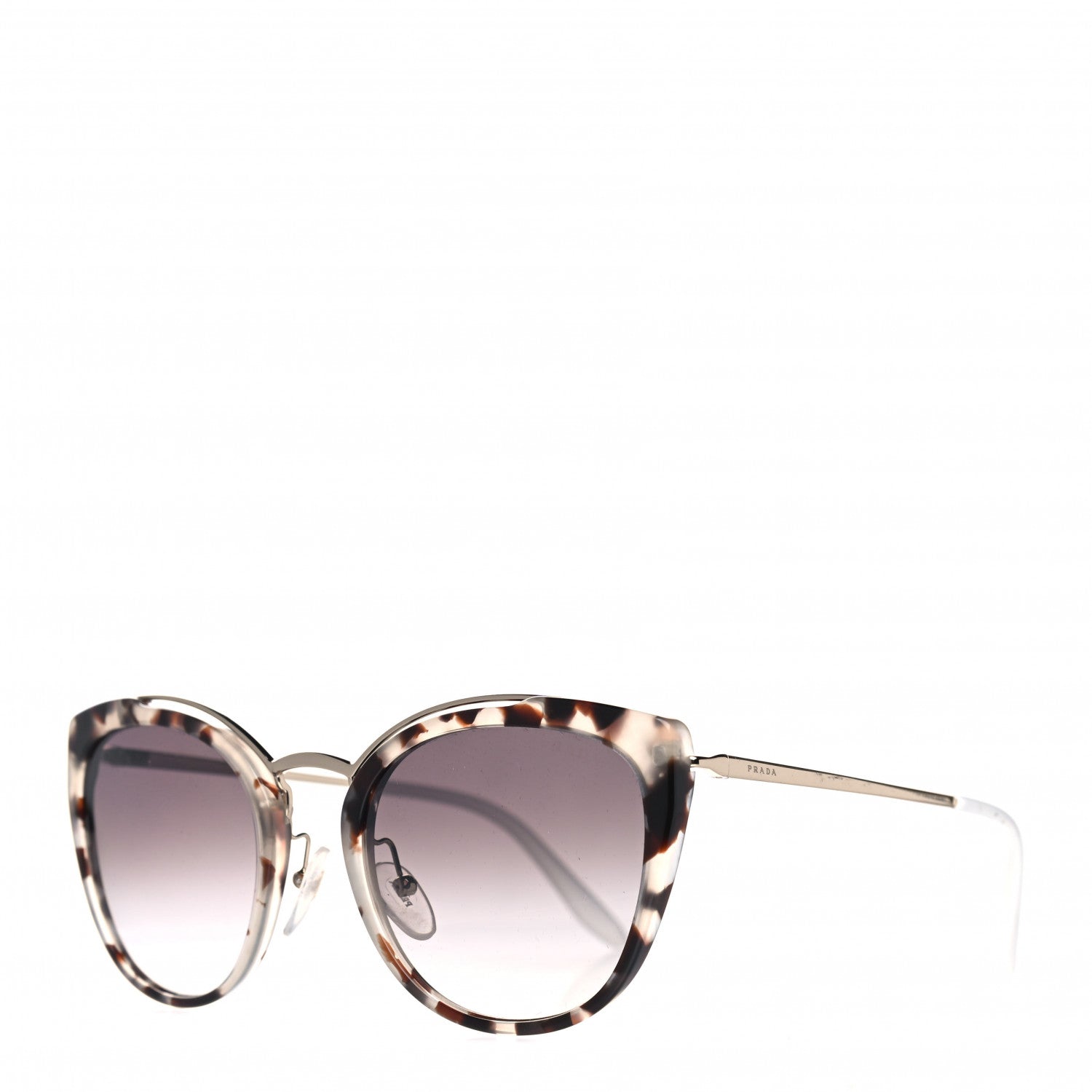Prada Cat Eye Sunglasses SPR 20U Grey 1 of 4