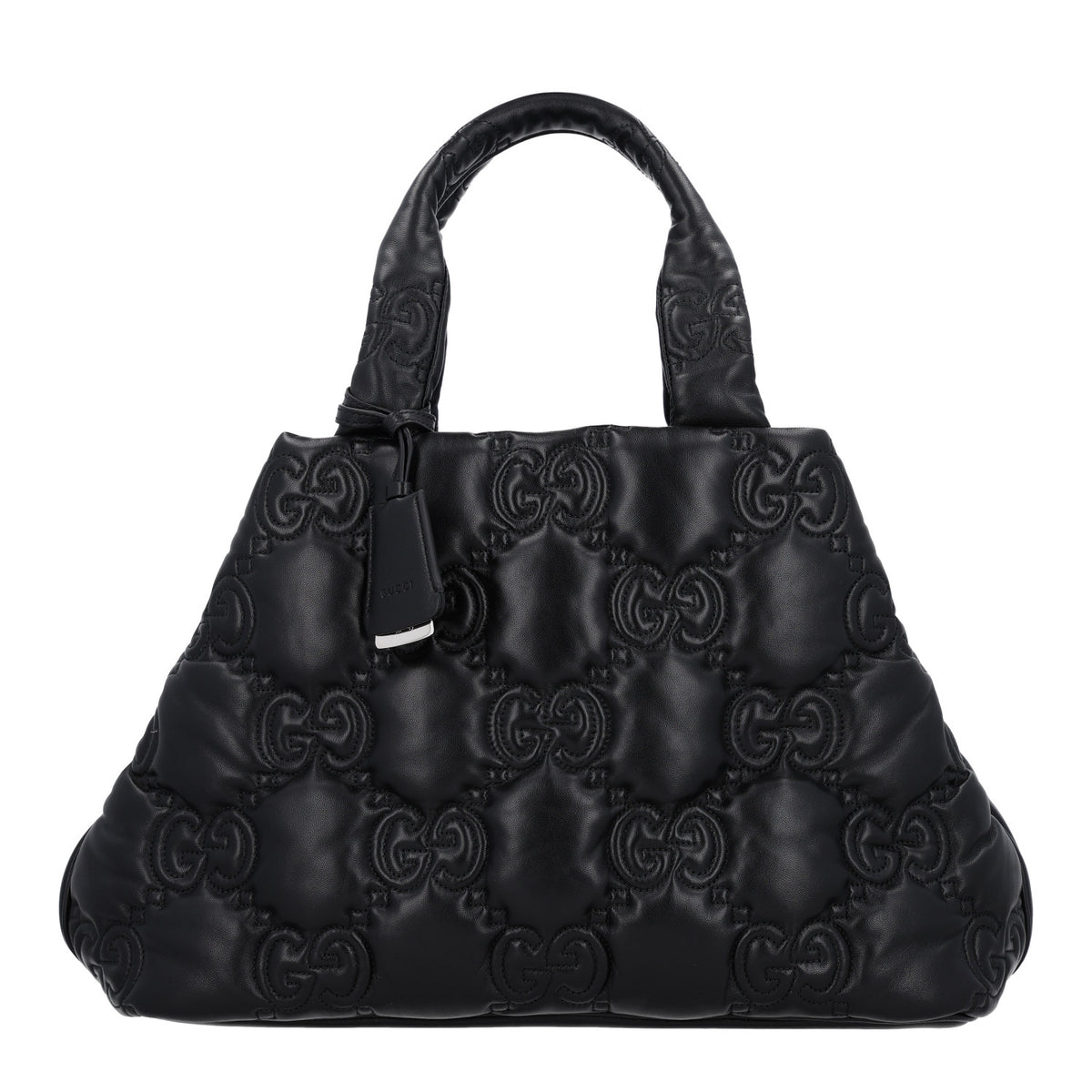 Gucci Calfskin GG Matelasse Large Tote Black 1 of 10