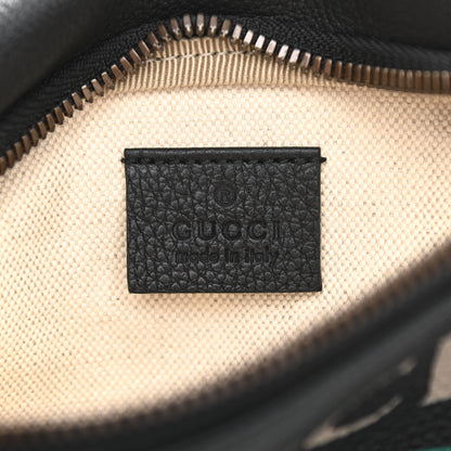Gucci Grained Calfskin Small Logo Belt Bag Black 6 of 9