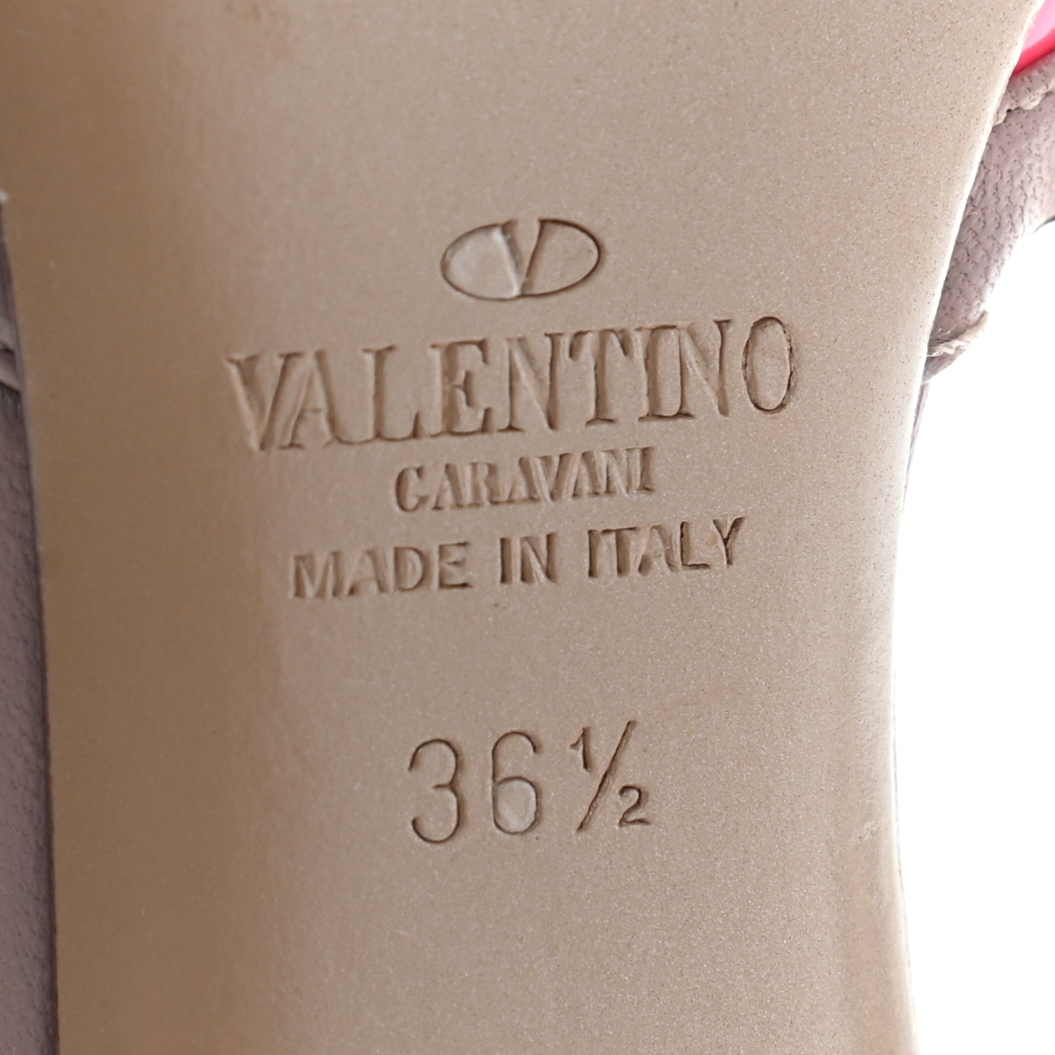 Valentino Garavani Patent Rockstud Ankle Strap 65mm Pumps 36.5 Peony Poudre 6 of 13