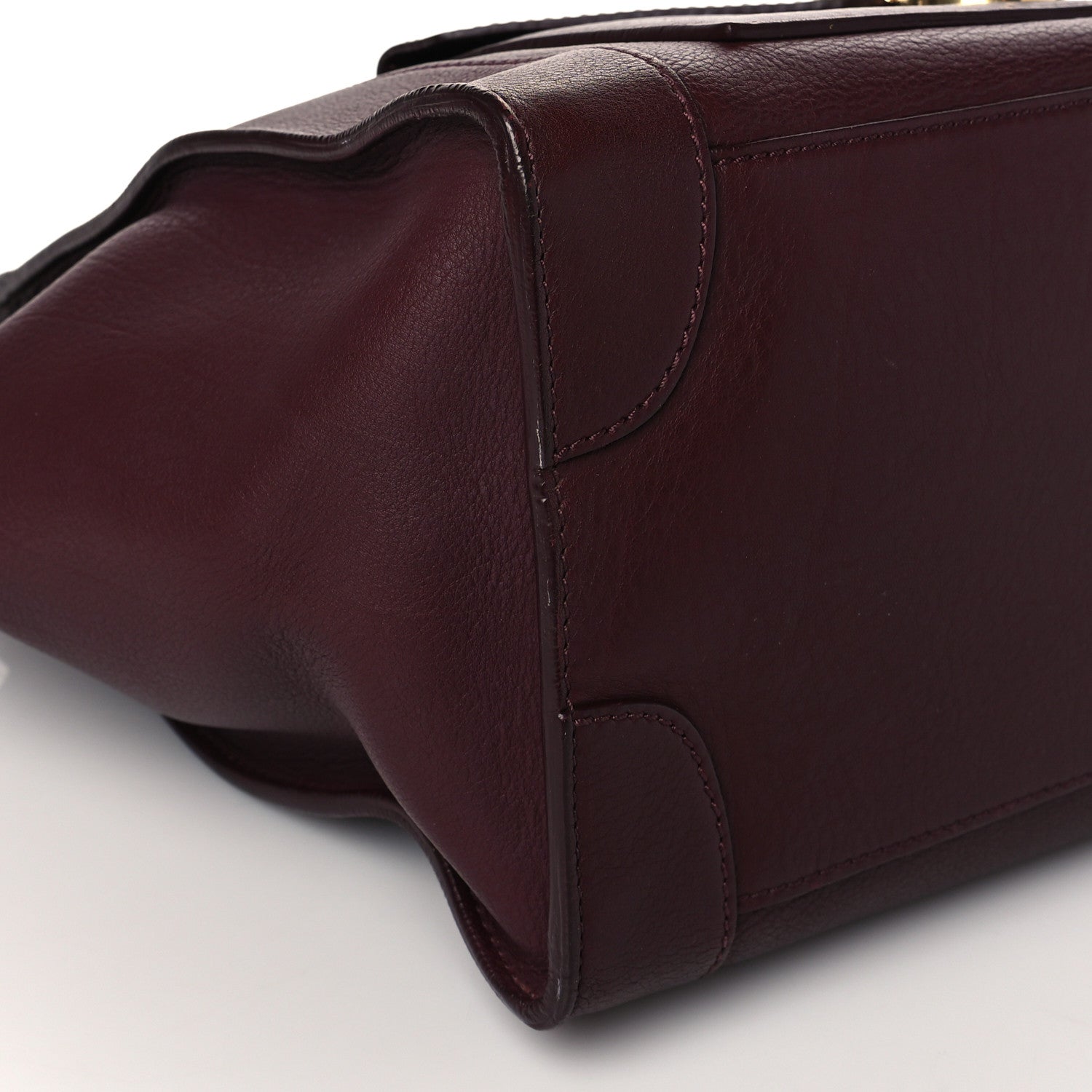 Celine Smooth Calfskin Mini Envelope Luggage Burgundy 9 of 11