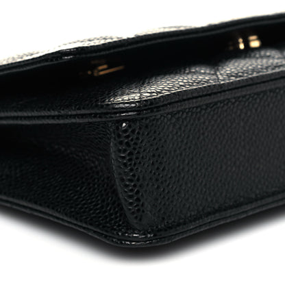 Chanel Caviar Quilted Wallet On Chain WOC Black 7 of 8