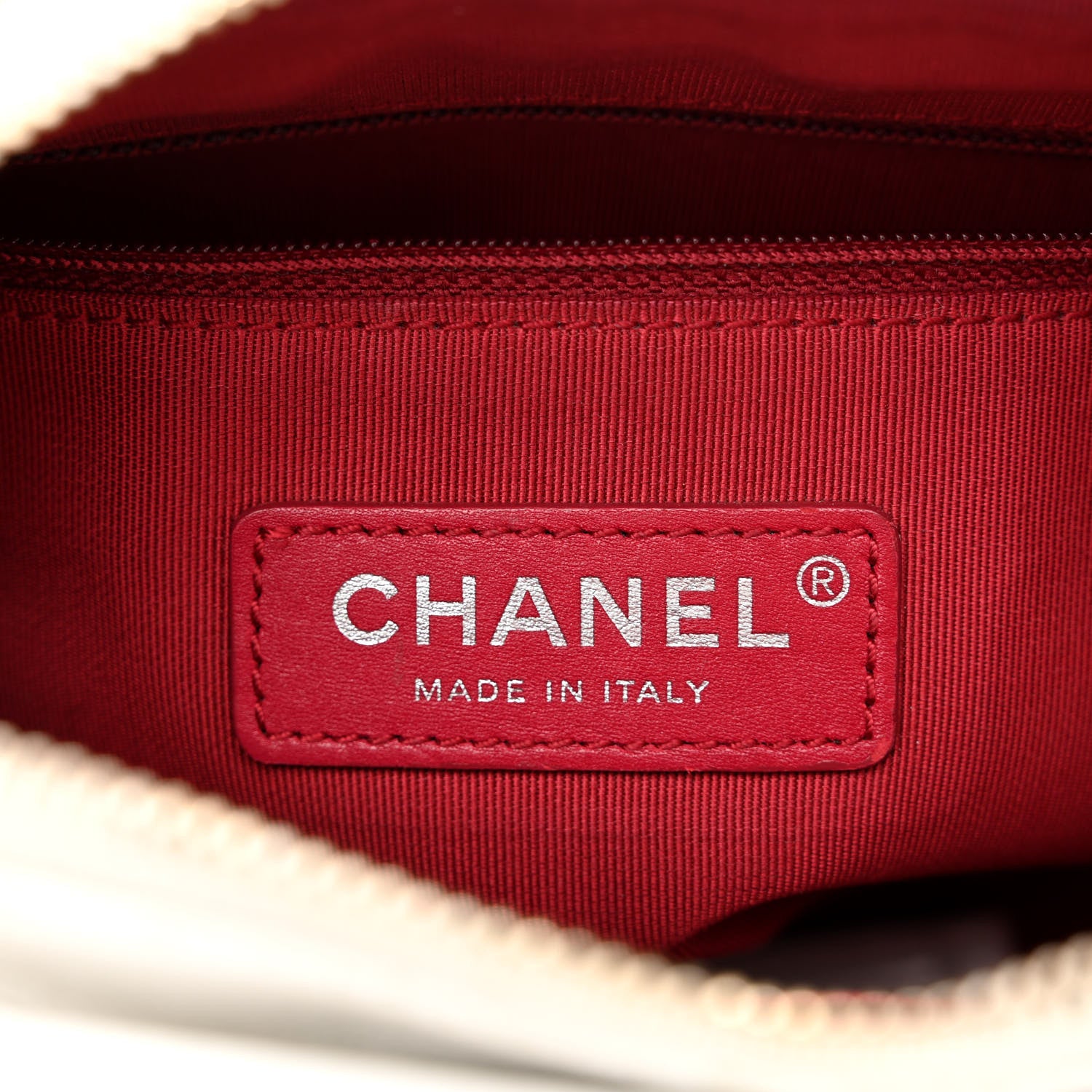 Chanel Aged Calfskin Quilted Small Gabrielle Hobo White 6 of 18