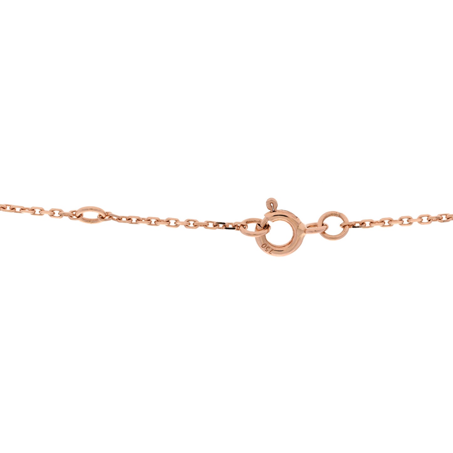 18K Pink Gold Diamond Pink Mother of Pearl Color Blossom BB Star Pendant Necklace