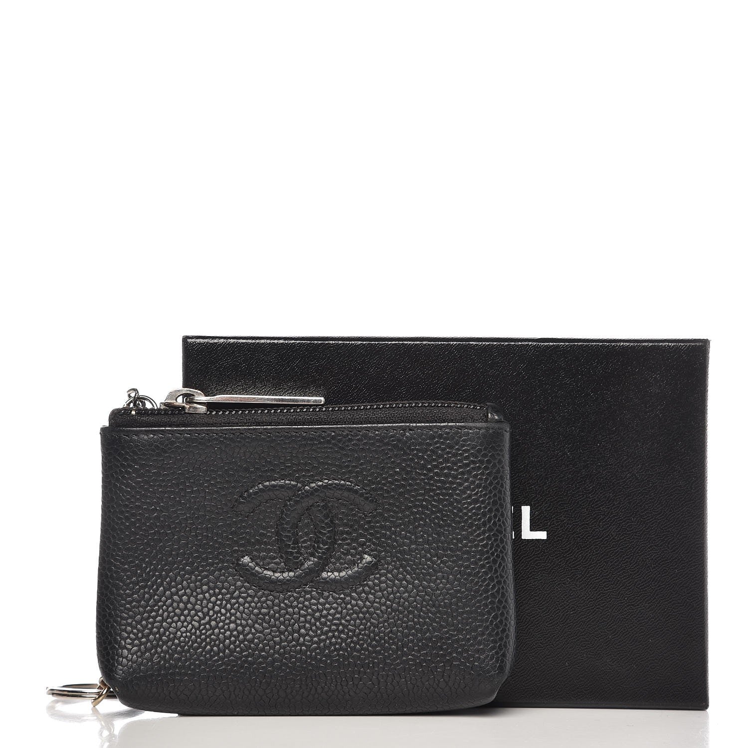 Chanel Caviar Timeless CC Key Holder Black 12 of 12