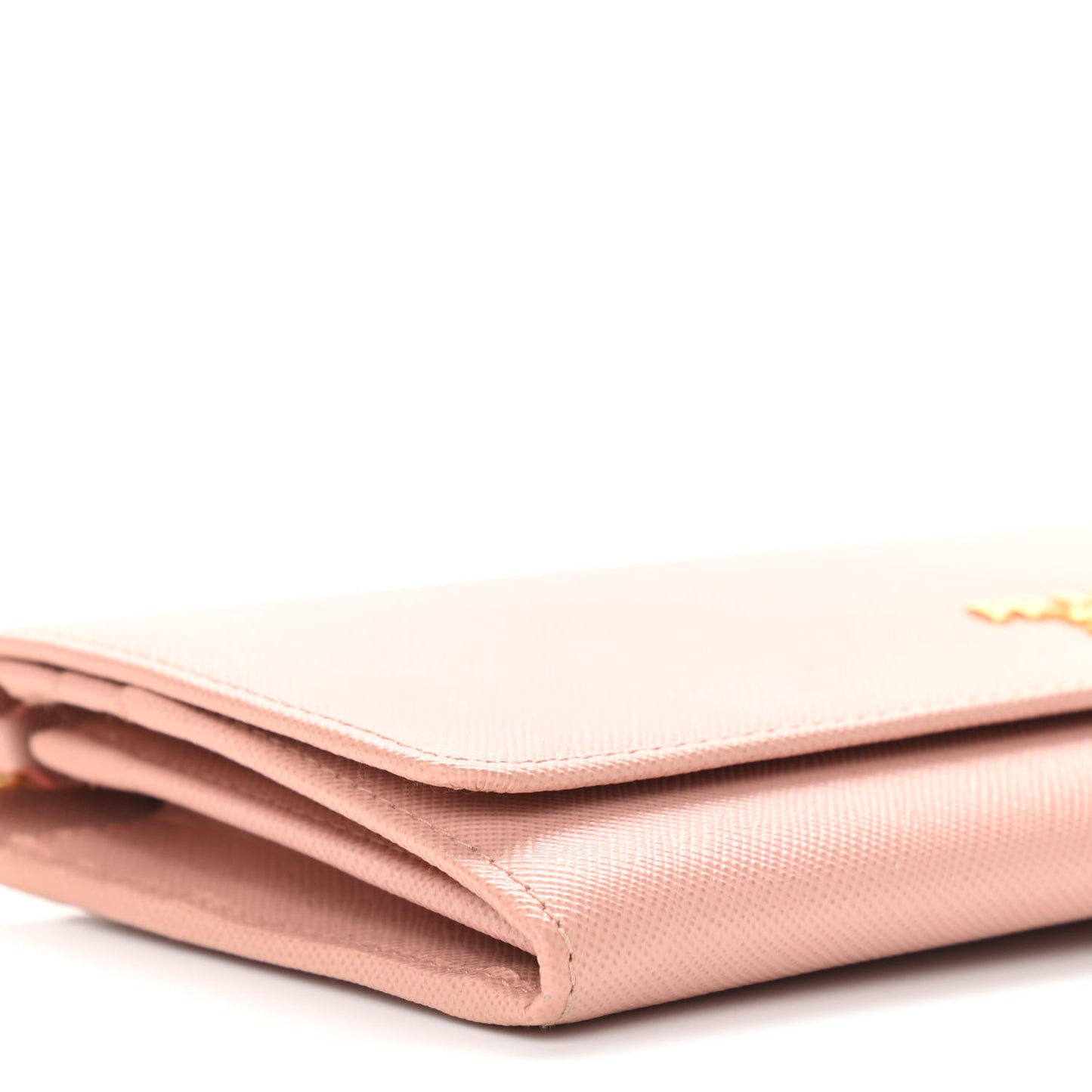 Saffiano Metal Oro Chain Wallet Orchidea