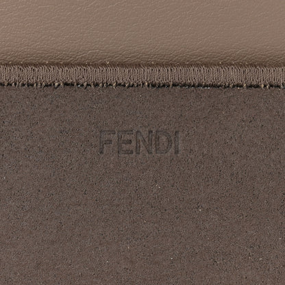 Fendi Vitello Seta Chenille FF Medium Peekaboo I SEE U Satchel Tortora Nuvola 7 of 14