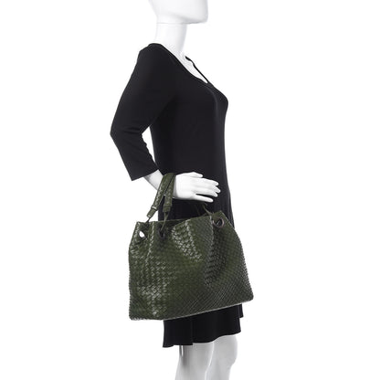 Bottega Veneta Nappa Intrecciato Bella Tote Moss 2 of 12