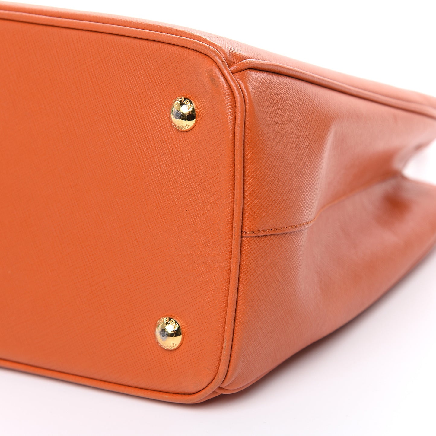 Saffiano Lux Medium Tote Papaya
