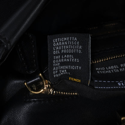 Fendi Nappa Mini Peekaboo Iconic Satchel Black 11 of 13