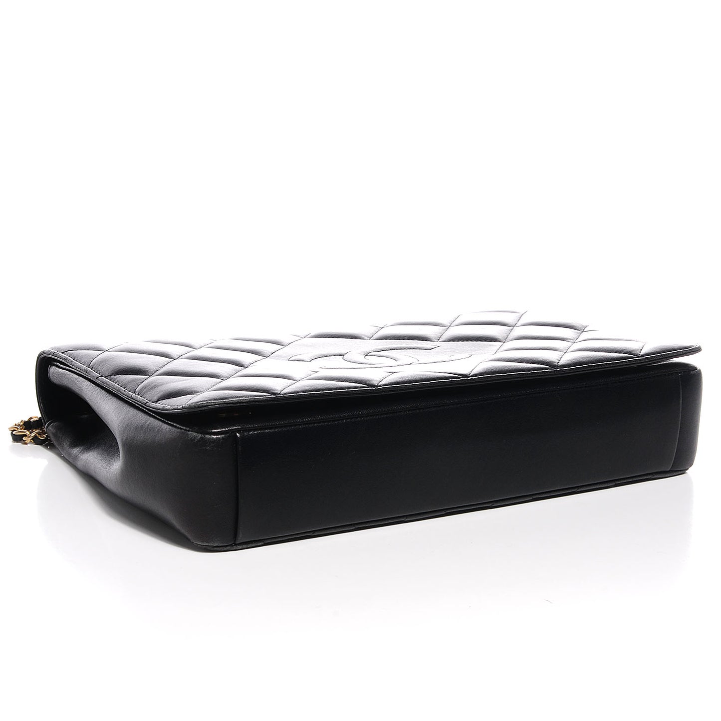 Lambskin Diamond CC Flap Black