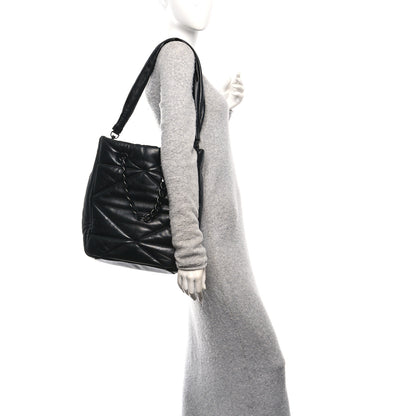 MCM Nappa Cloud Quilted Travia Medium Tote Black 2 of 11
