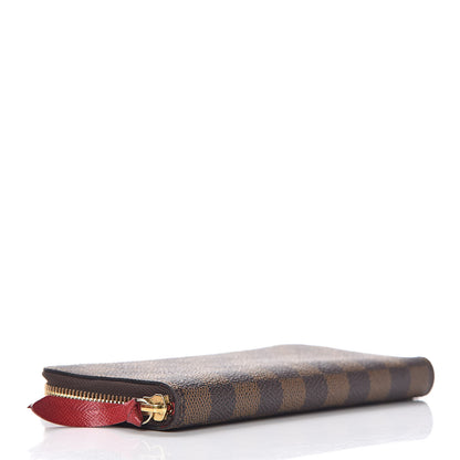 Louis Vuitton Damier Ebene Clemence Wallet Cherry 4 of 7
