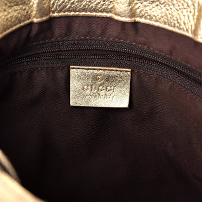 Gucci Monogram Large D Gold Hobo Metallic Gold 6 of 10