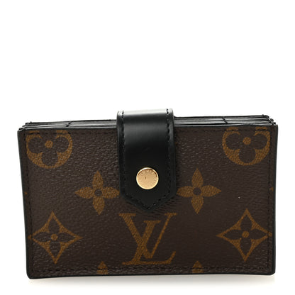 Louis Vuitton Monogram Gusset Card Holder Black 1 of 7