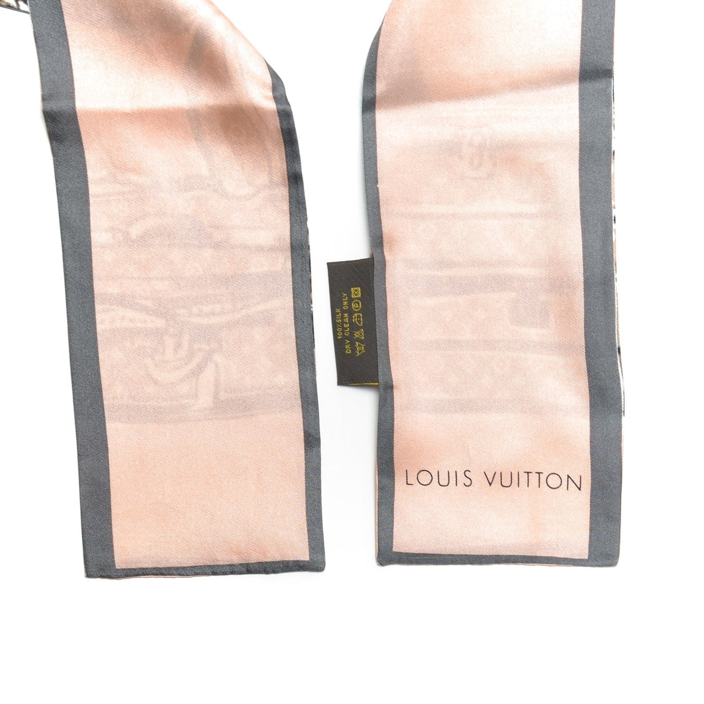 Silk Monogram Trunks Bandeau Rose Poudre